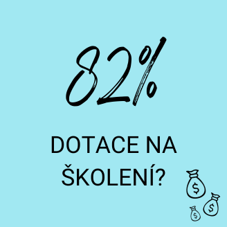 82% dotace na školení